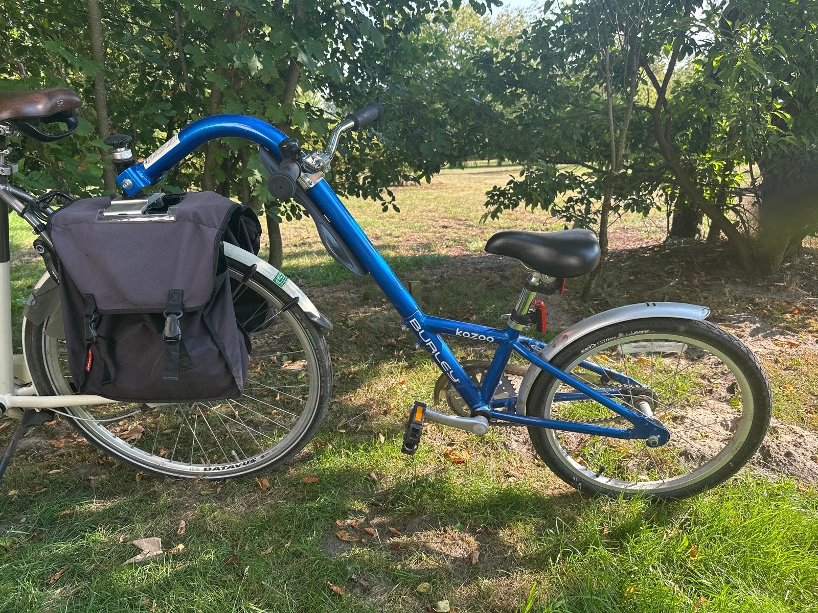 Burley Kazoo FollowMe Tandem Fiets - Blauw, Ophalen, Zo goed als nieuw, Velgrem, 20 inch of meer