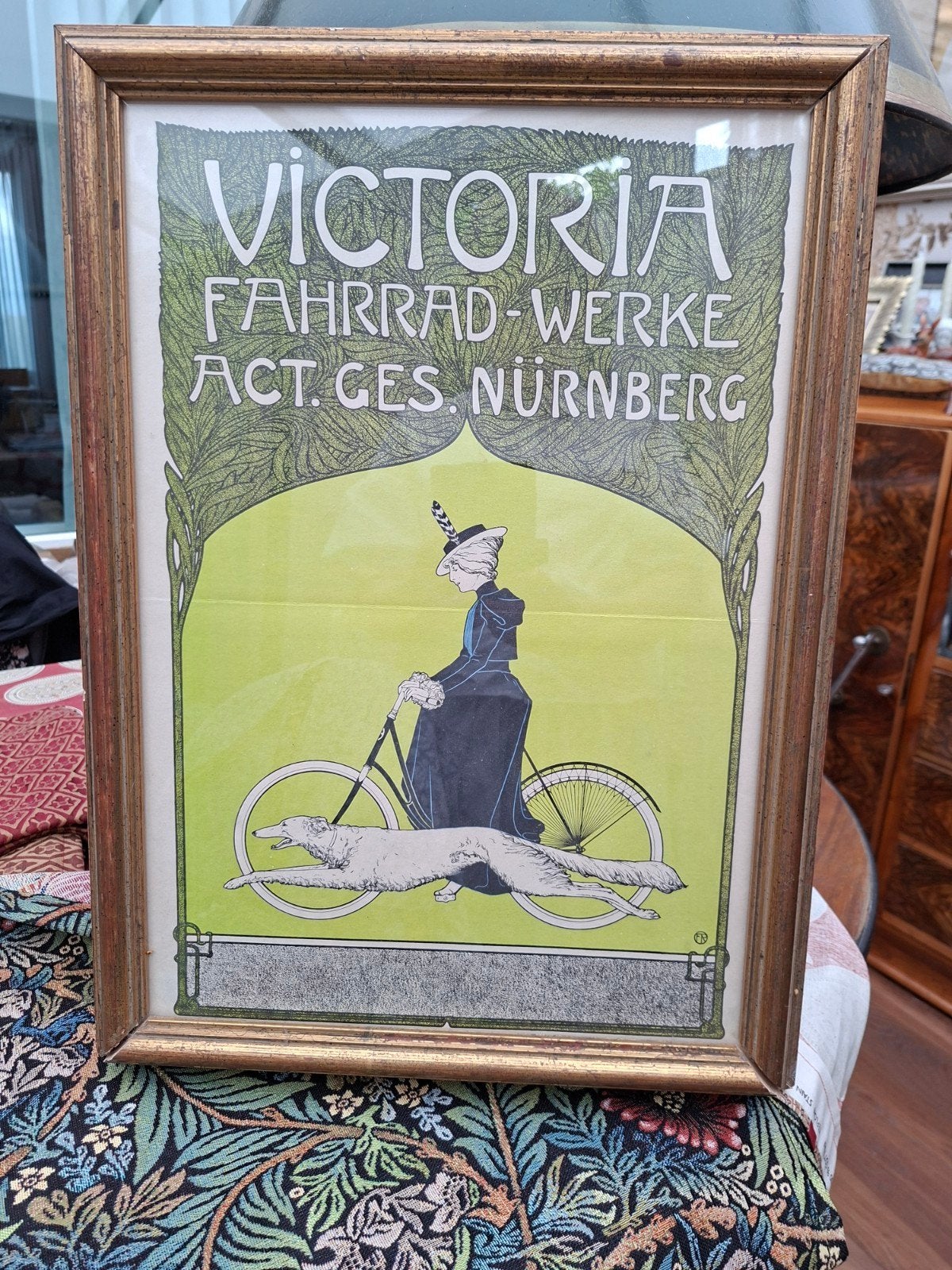Jugendstil litho, Verzenden