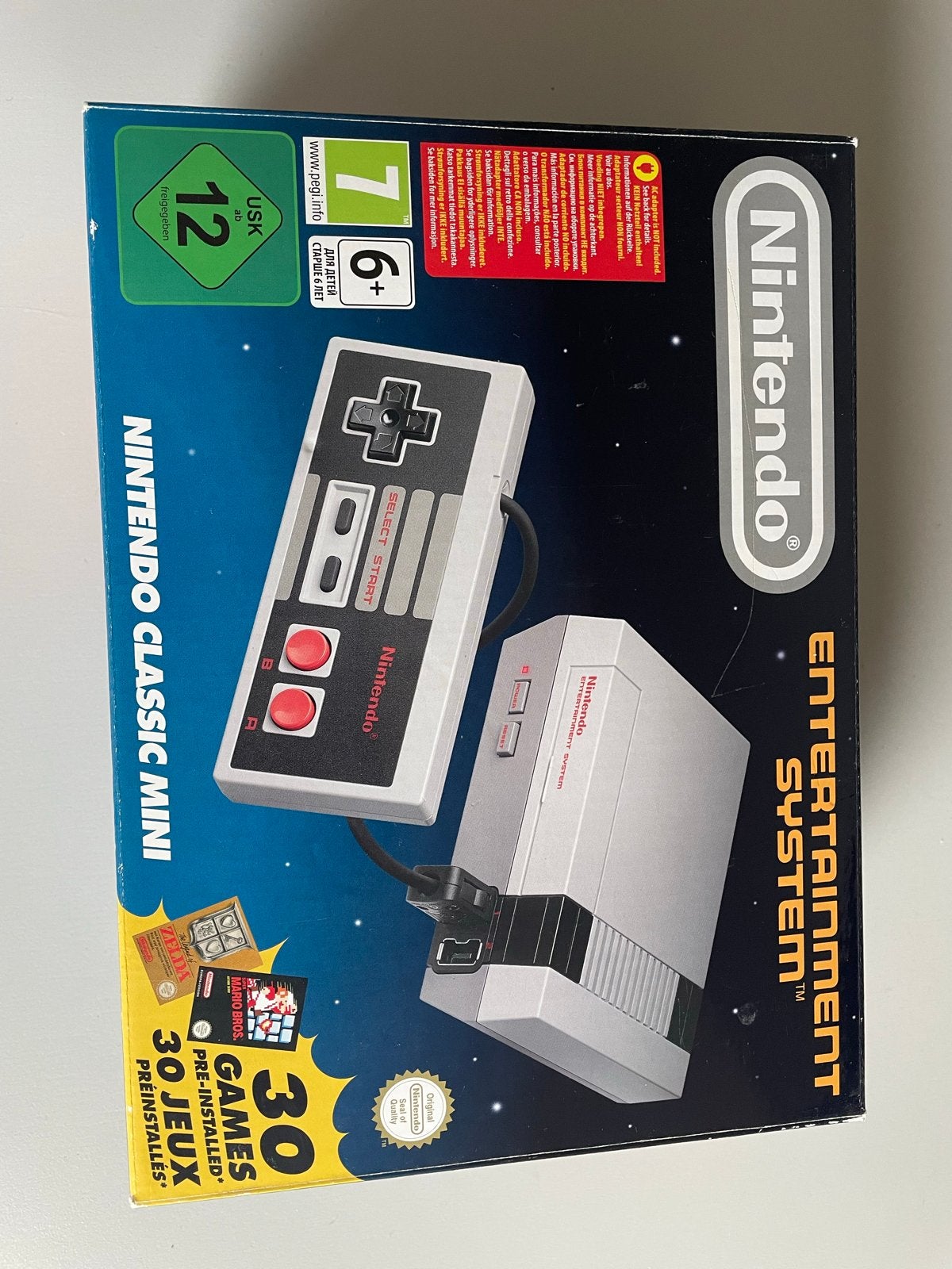 Nintendo Classic Mini NES - Inclusief 30 games, Spelcomputers en Games, Ophalen, Zo goed als nieuw, Met 1 controller, Met games