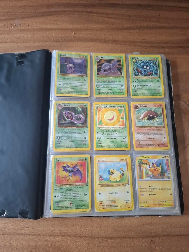 Vintage pokemon map 171 pokemonkaarten, Ophalen, Meerdere kaarten