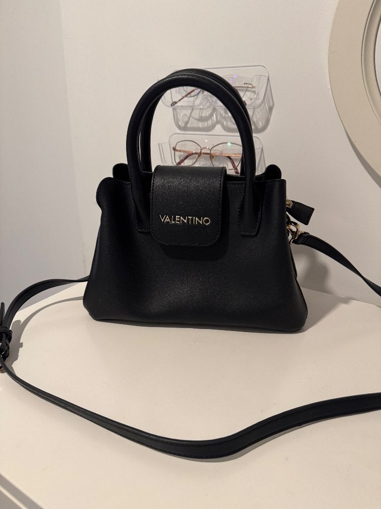 Valentino dames tas, Ophalen of Verzenden, Zo goed als nieuw, Zwart, Schoudertasje