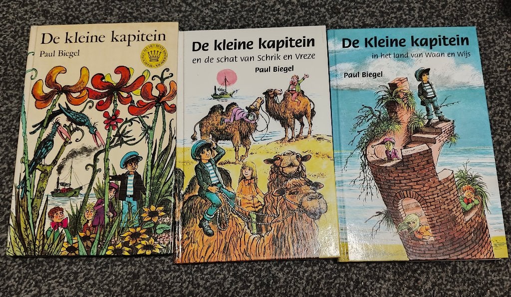 Serie "De kleine kapitein' van Paul Biegel, Gelezen, Paul Biegel, Fictie algemeen, Ophalen of Verzenden