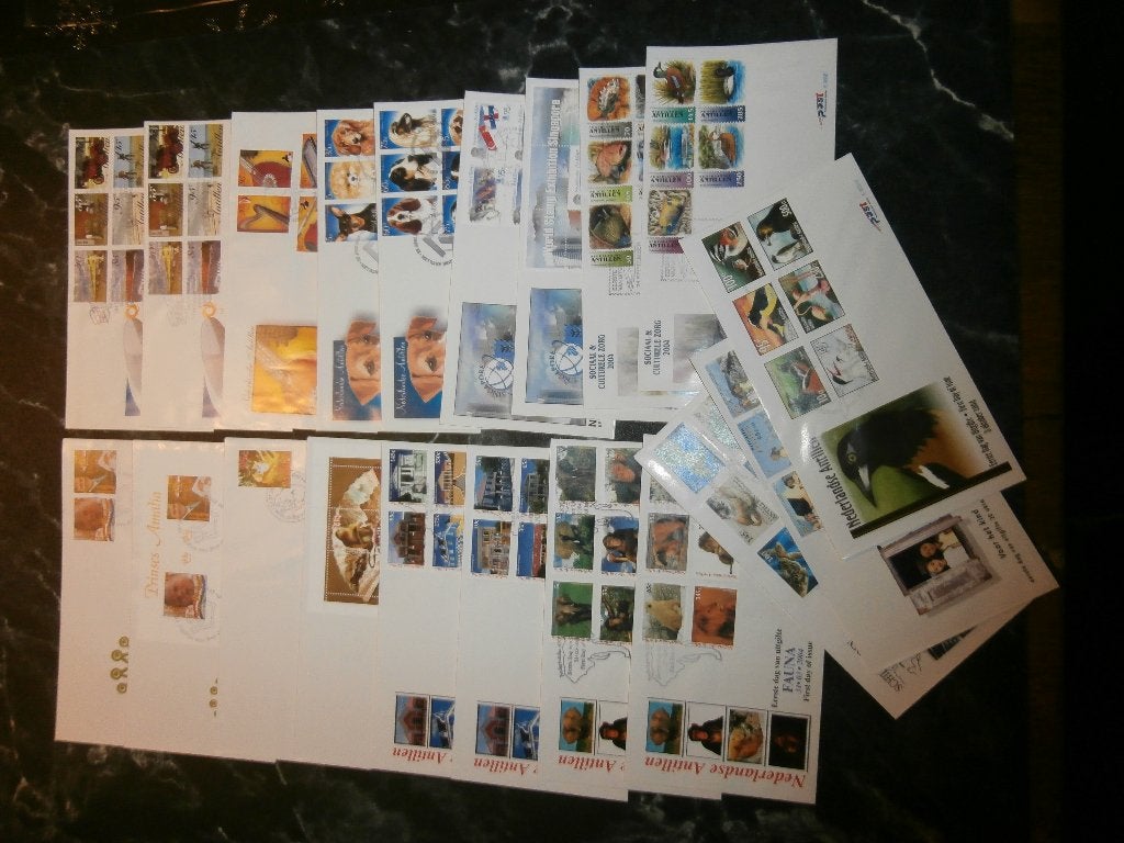 jaargang nederlandse antillen  2004, Ophalen of Verzenden, Gestempeld