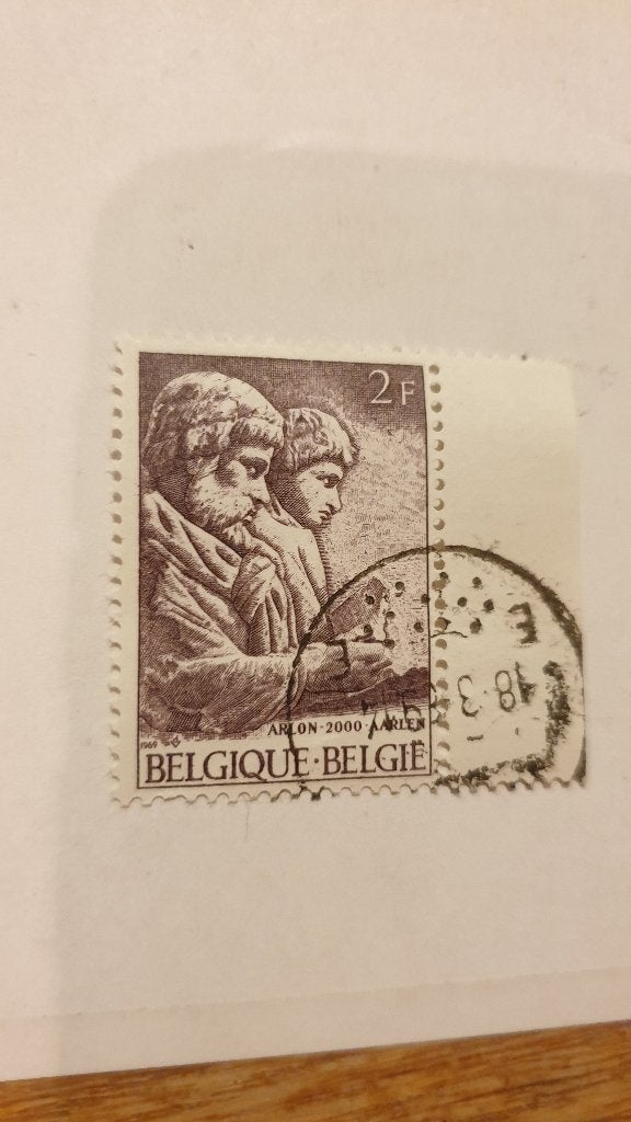 0888 belgie 2f 1969 2e millenium van aarlen, Verzenden