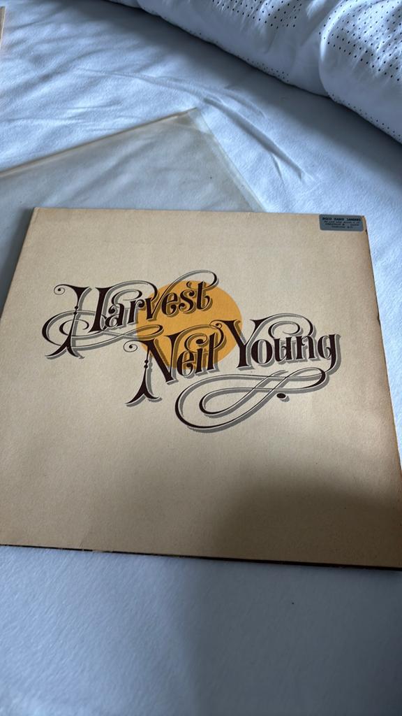 LP - Vinyl - Neil Young - Harvest (eerste persing 1972), Gebruikt, Originele persing, Ophalen of Verzenden, 1970 - 1979