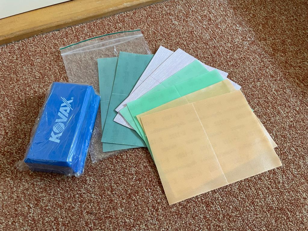 Kovax Super Assilex Handblok + Schuurpapier Set, Ophalen of Verzenden, Nieuw, Minder dan 600 watt, Overige typen