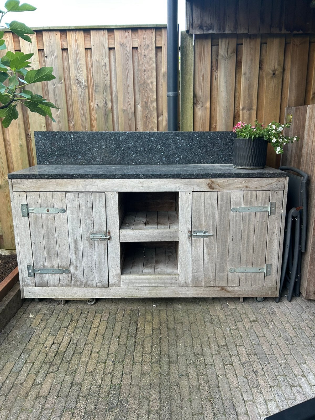 Mooie buiten keuken, Tuin en Terras, Ophalen, Zo goed als nieuw, Gas