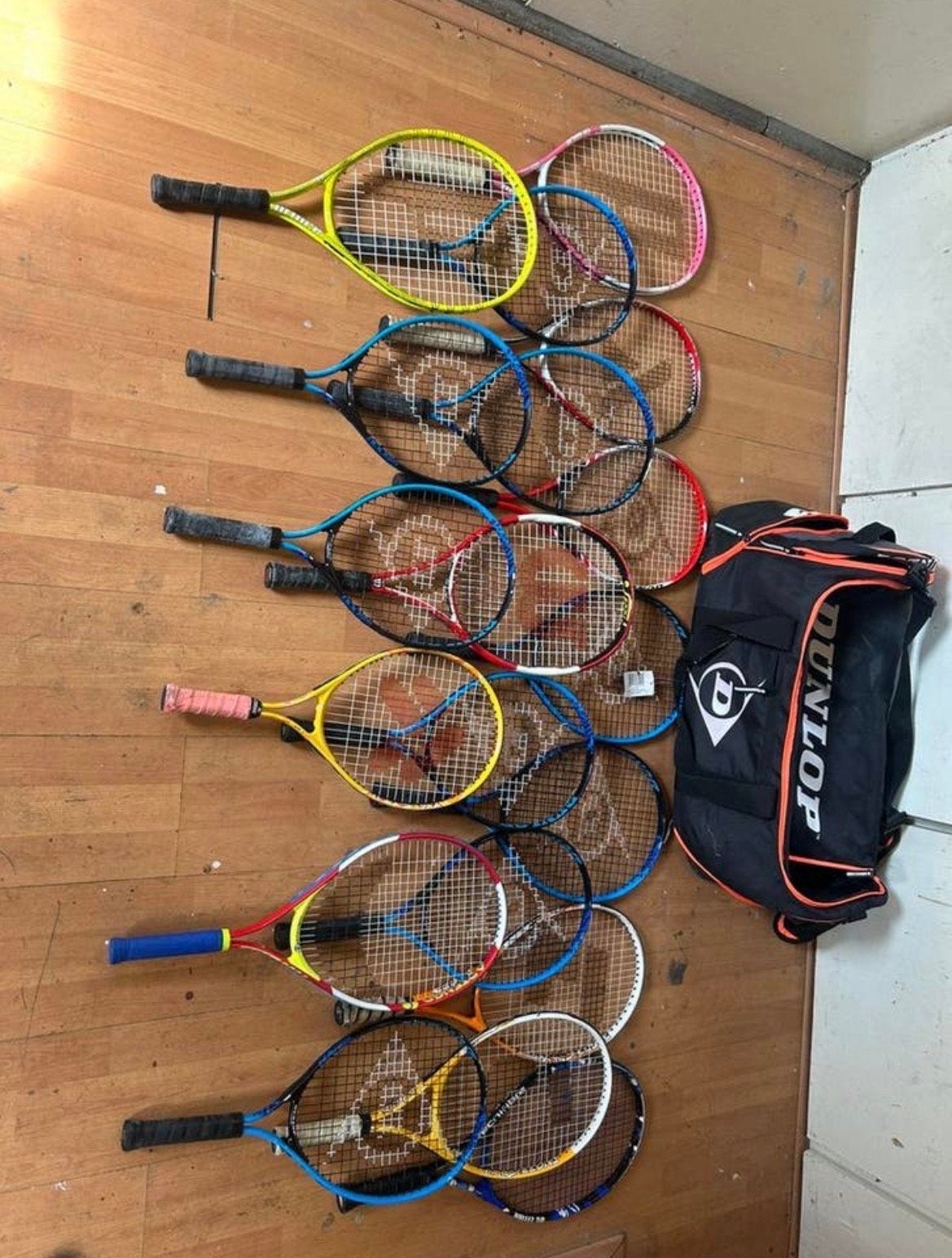 20 Gebruikte Jeugdtennisrackets - Diverse Merken en Maten, Ophalen, Gebruikt, Racket, Overige merken