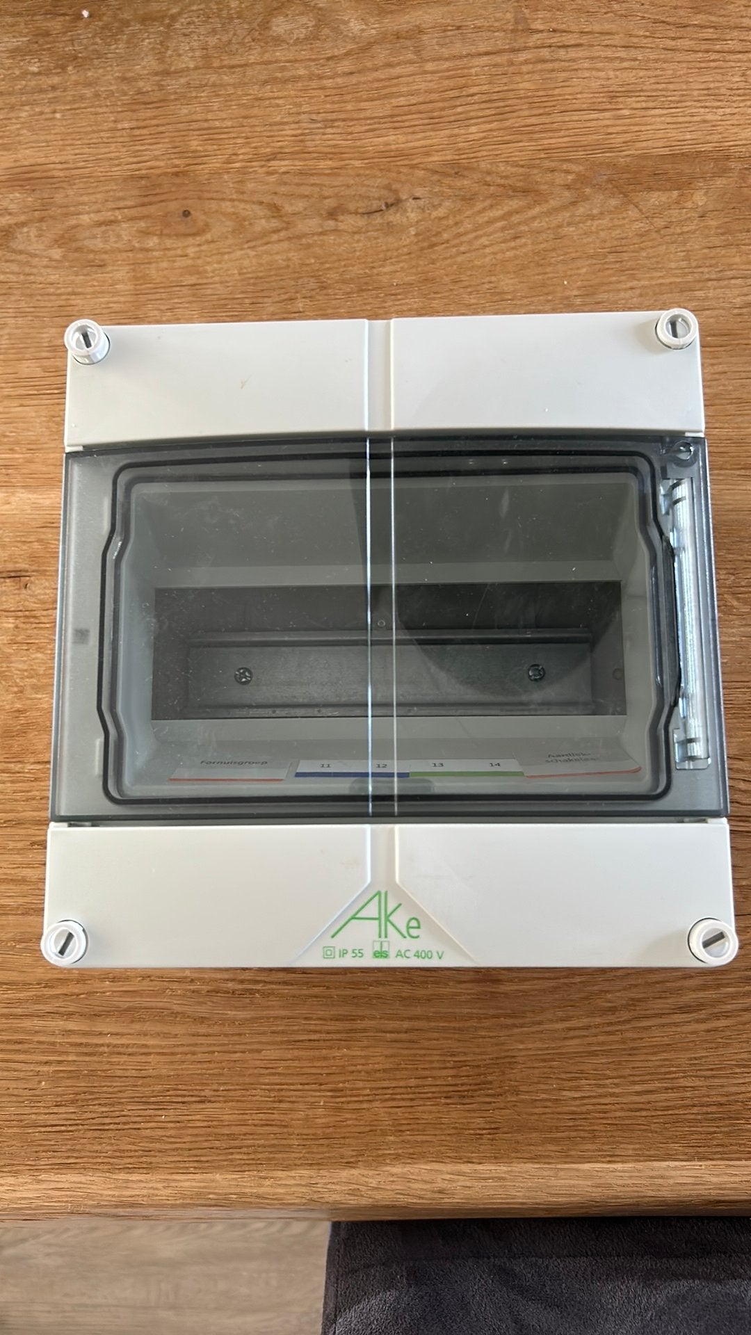 AKE - Verdeelkast 8 modules - IP55, Doe-het-zelf en Verbouw, Elektra en Kabels, Ophalen of Verzenden, Zo goed als nieuw, Overige typen