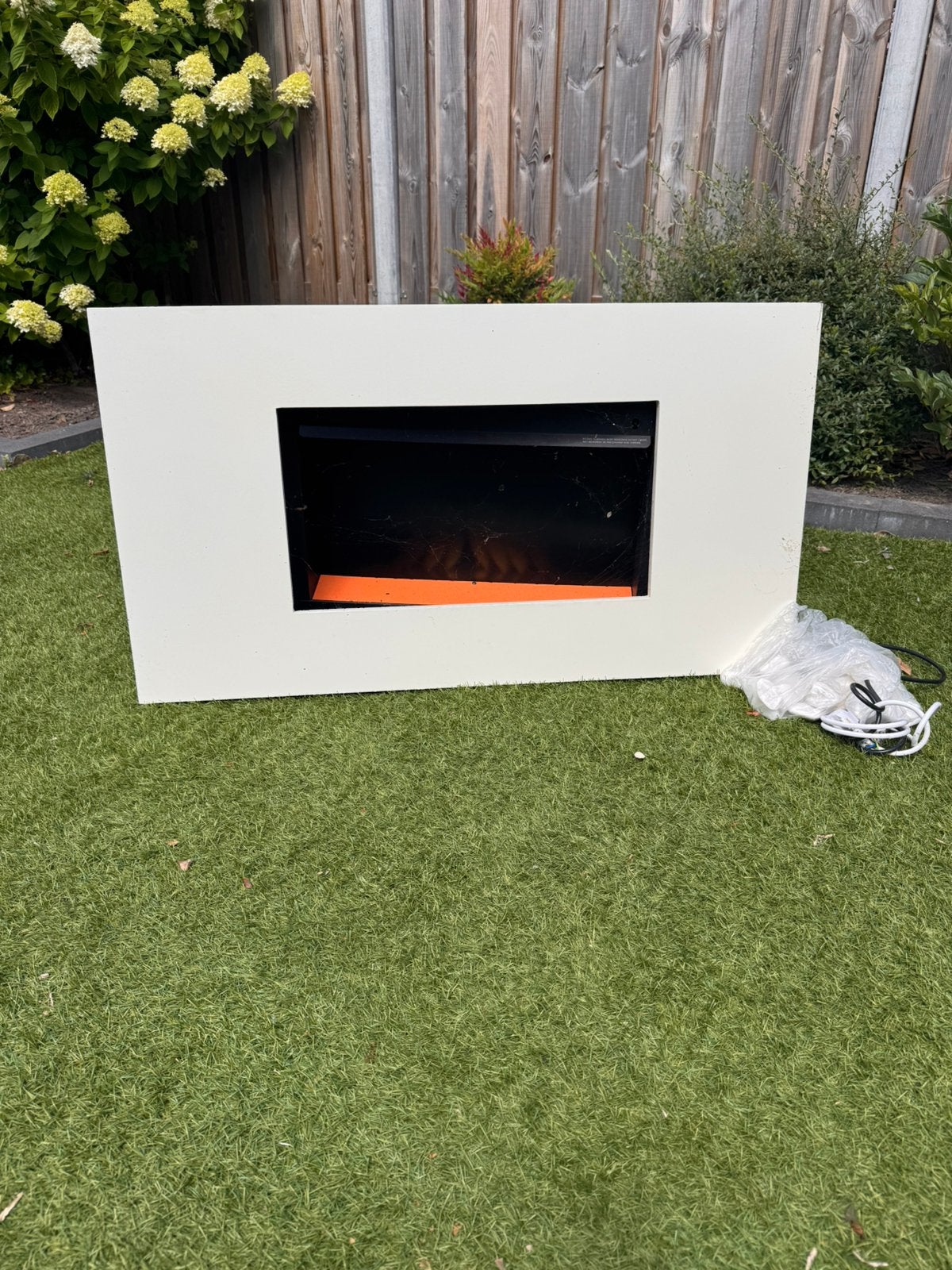 Gratis - electrische haard, Huis en Inrichting, Haarden, Ophalen, Vrijstaande haard, Elektrische haard