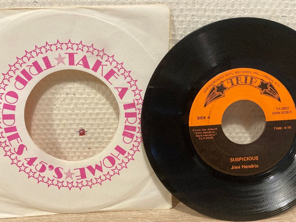Jimi Hendrix suspicious hot trigger USA 7inch, Ophalen of Verzenden, Gebruikt, 7 inch, Pop
