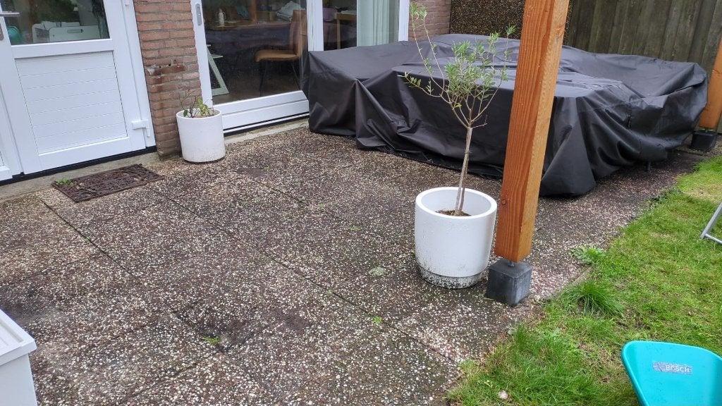 Gratis tuintegels., Tuin en Terras, Tegels en Klinkers, Ophalen, Overige materialen, Gebruikt, 10 m² of meer