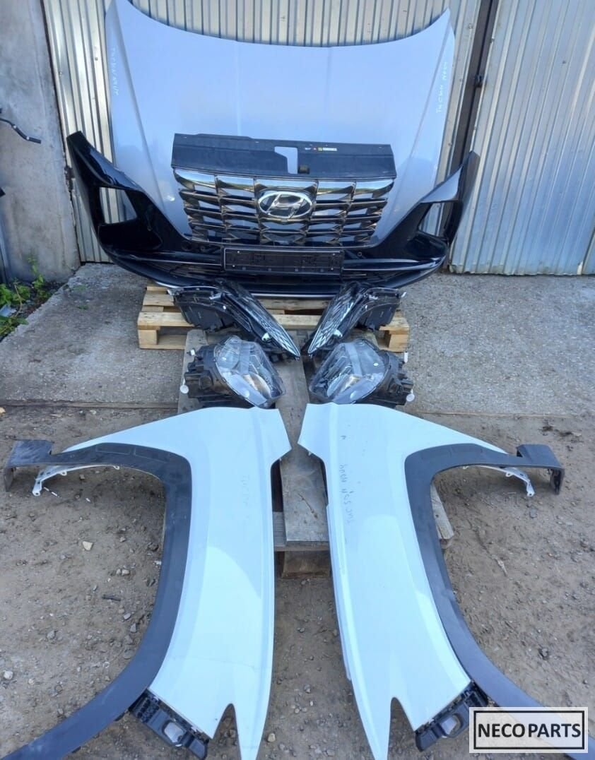 HYUNDAI TUCSON COMPLEET VOORKOP KOPLAMP VOORBUMPER VOORSCHER, Gebruikt, -, -, Ophalen of Verzenden