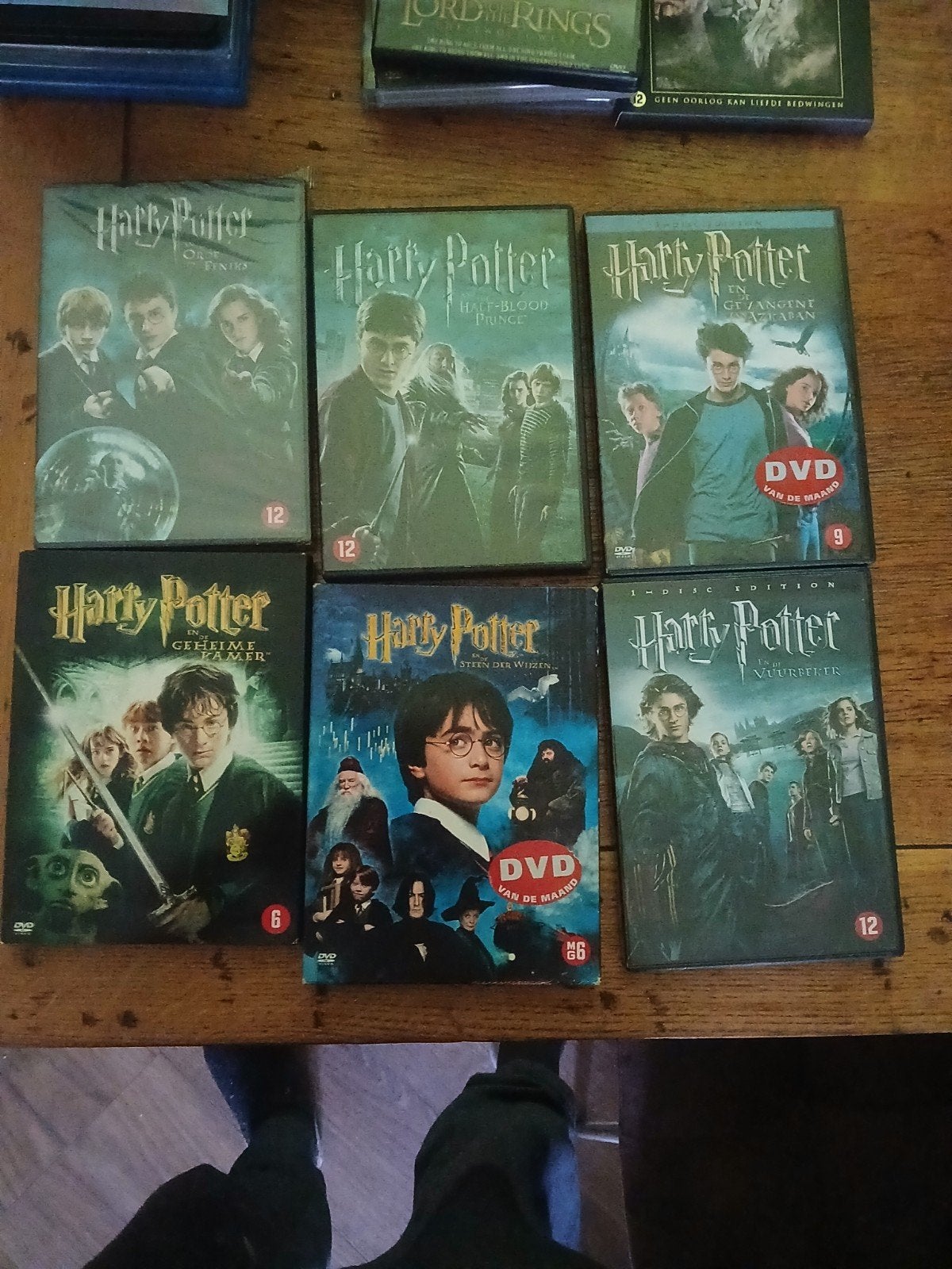 Harry Potter DVD Collectie - 6 Films, Cd's en Dvd's, Dvd's | Overige Dvd's, Gebruikt, Nederlands, Ophalen of Verzenden, Vanaf 6 jaar