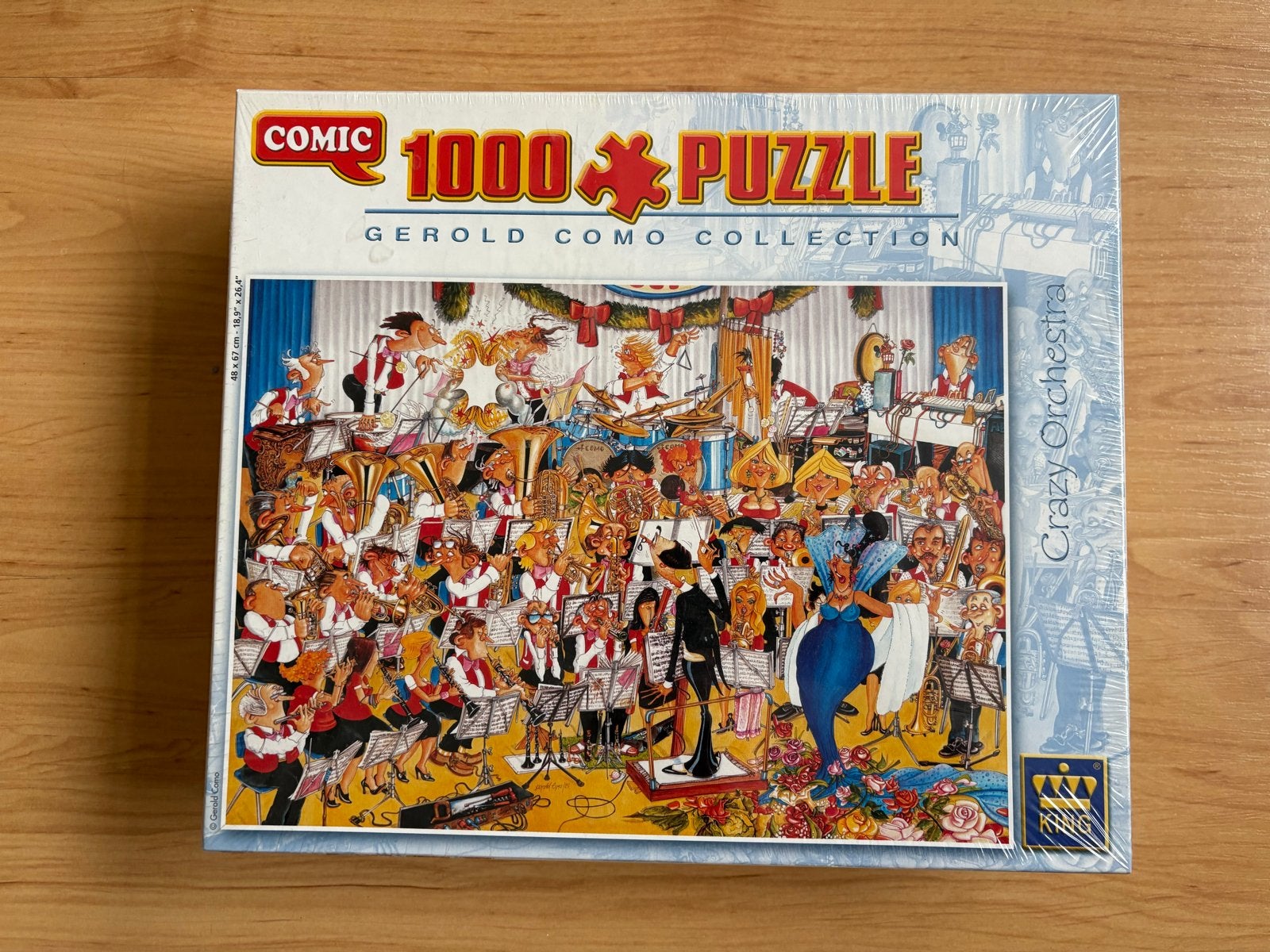 Comic 1000 Puzzel Gerold Como Collection Crazy Orchestra, Ophalen, 500 t/m 1500 stukjes, Nieuw, Legpuzzel