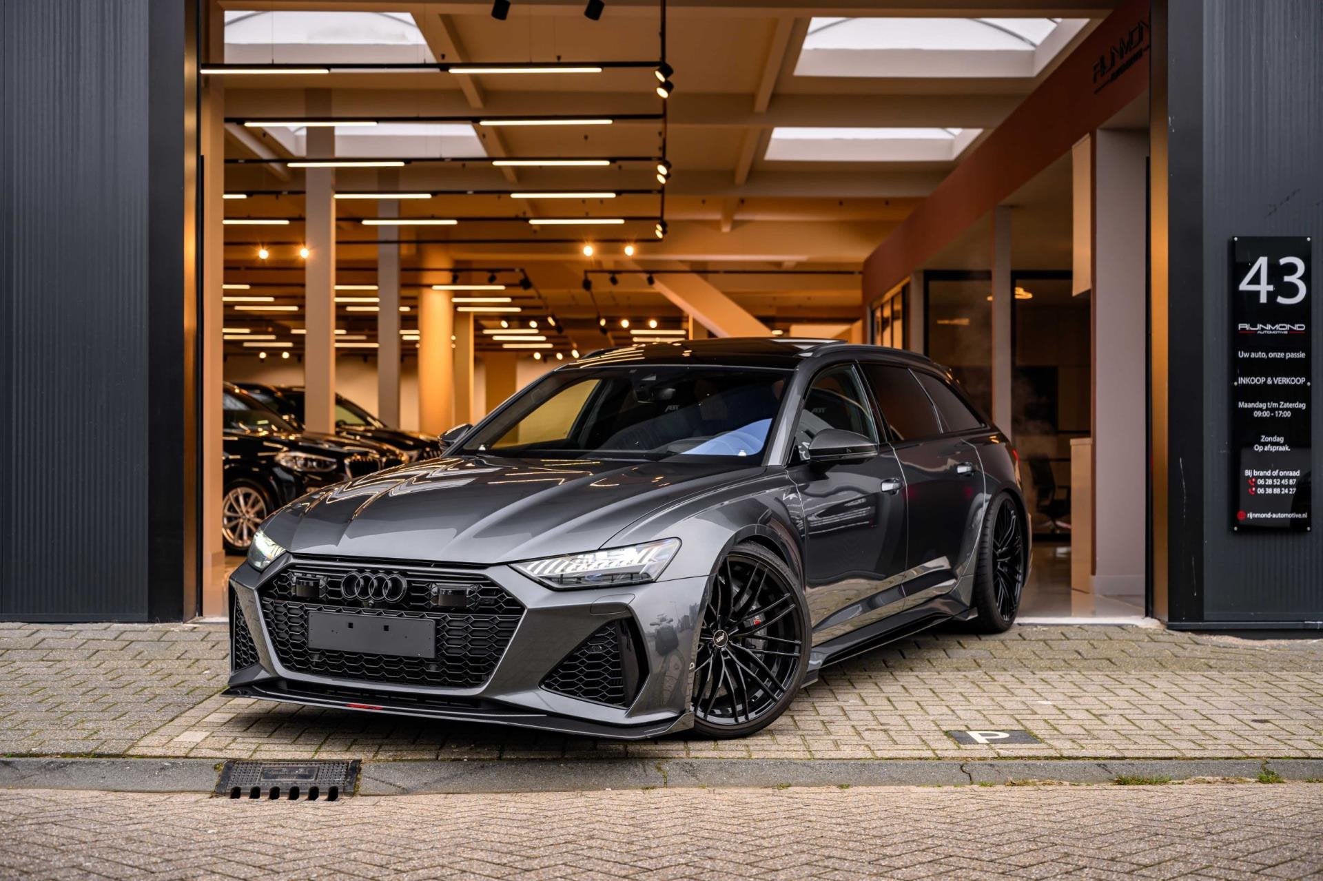 Audi RS6 Avant TFSI quattro ABT-S 740 PK|B&O|Carbon|Hud|Alca, Automaat, Gebruikt, RS6, Leder