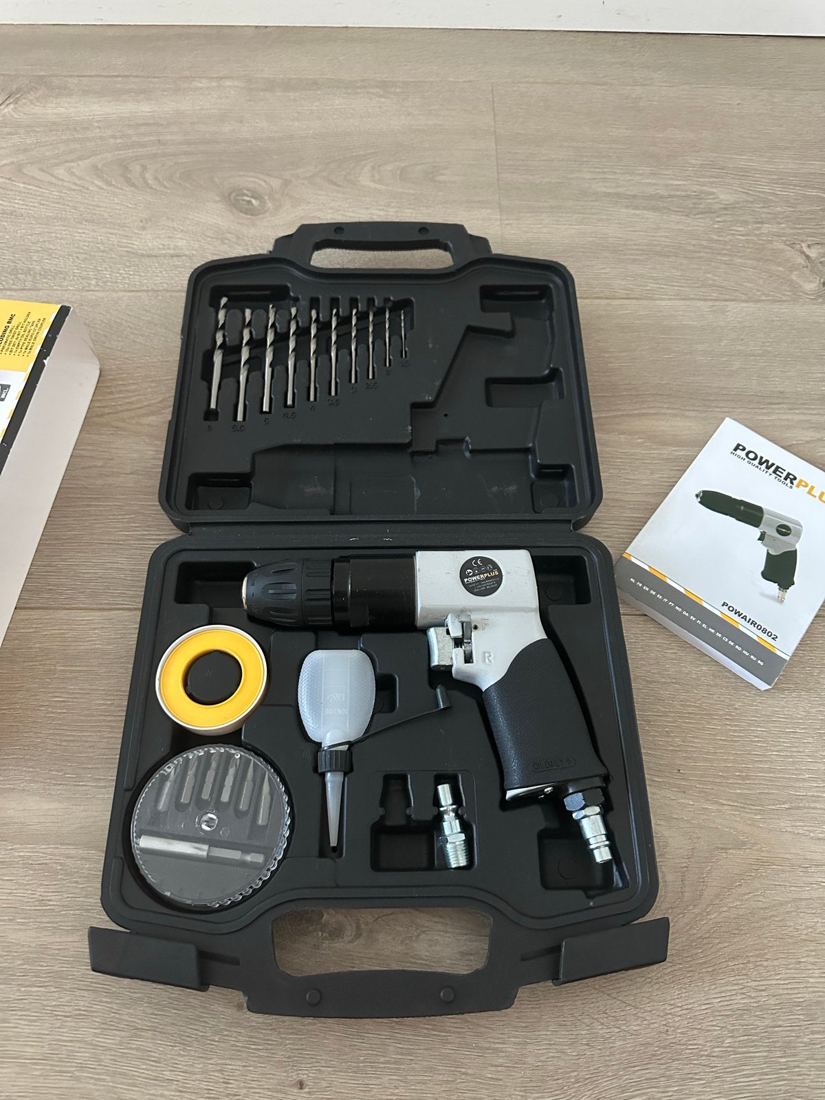 *NIEUW* Powerplus Pneumatische Schroefboormachine 24Nm, Ophalen of Verzenden, Nieuw, Boor- en Schroefmachine