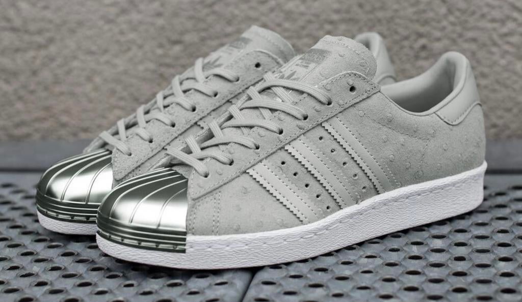 Adidas Superstar Metal Toe sneakers sport schoenen grijs 39, Ophalen of Verzenden, Zo goed als nieuw