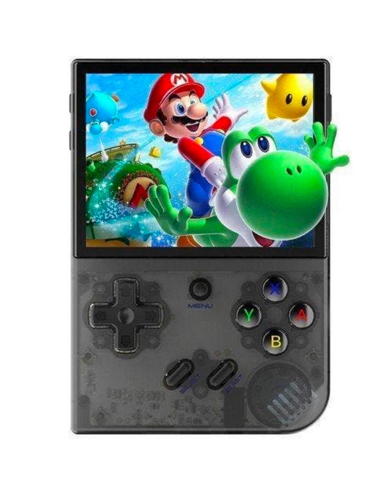 Anbernic RG35XX PLUS – Transparant Zwart | 320GB vol games, Spelcomputers en Games, Spelcomputers | Nintendo Switch, Ophalen of Verzenden