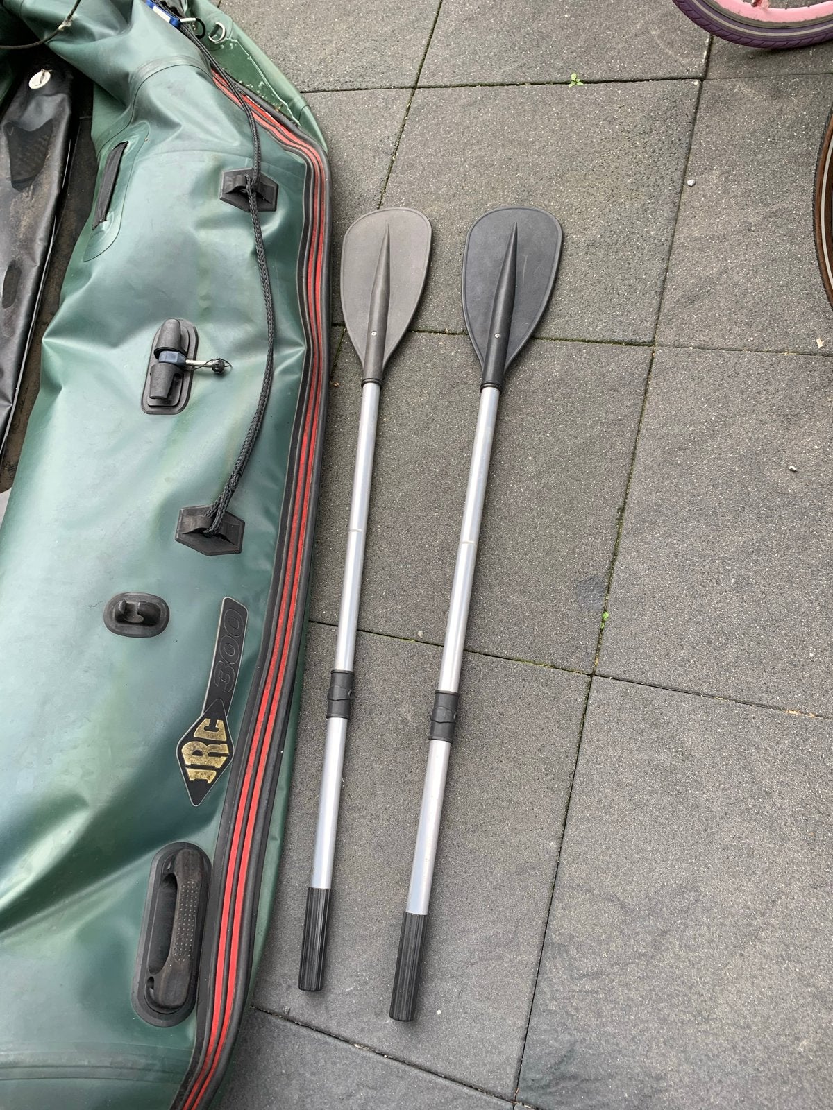 Peddels / Roeispanen voor Kolibriboot / rubberboot, Ophalen, Gebruikt, Overige typen
