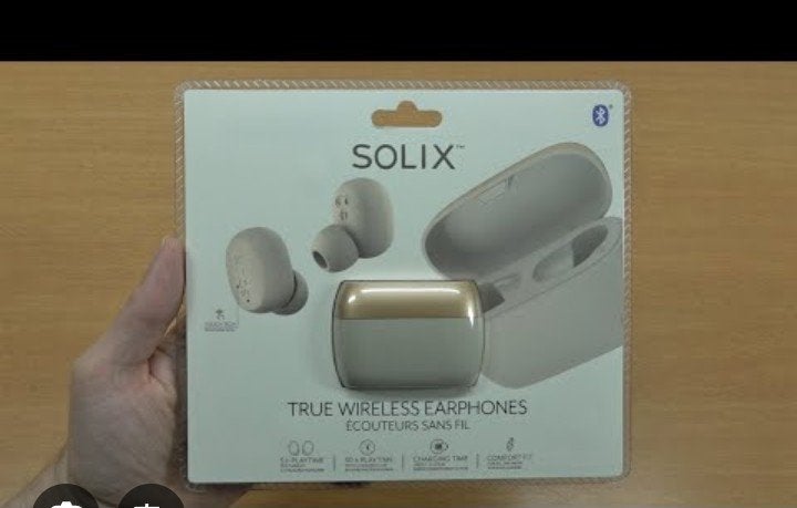 Solix oortjes - Nieuwstaat, nooit gebruikt, Audio, Tv en Foto, Koptelefoons, Nieuw, Beige, Bluetooth, Ophalen