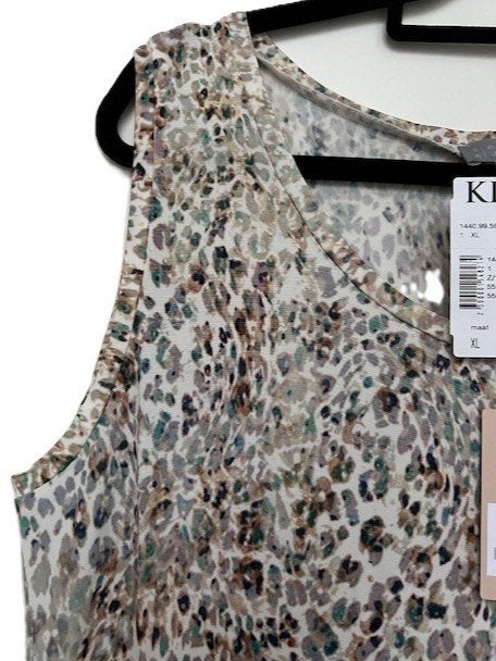 Nieuw No Man’s land lange jurk maat XL groen animal dessin, Verzenden, Maat 42/44 (L), Nieuw, No Man's Land