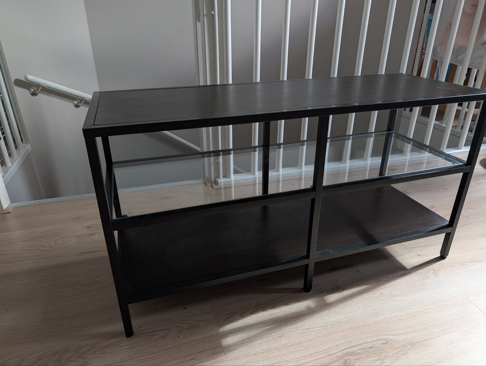 IKEA Vittsjö TV-meubel, Ophalen, Gebruikt, 100 tot 150 cm, Overige houtsoorten