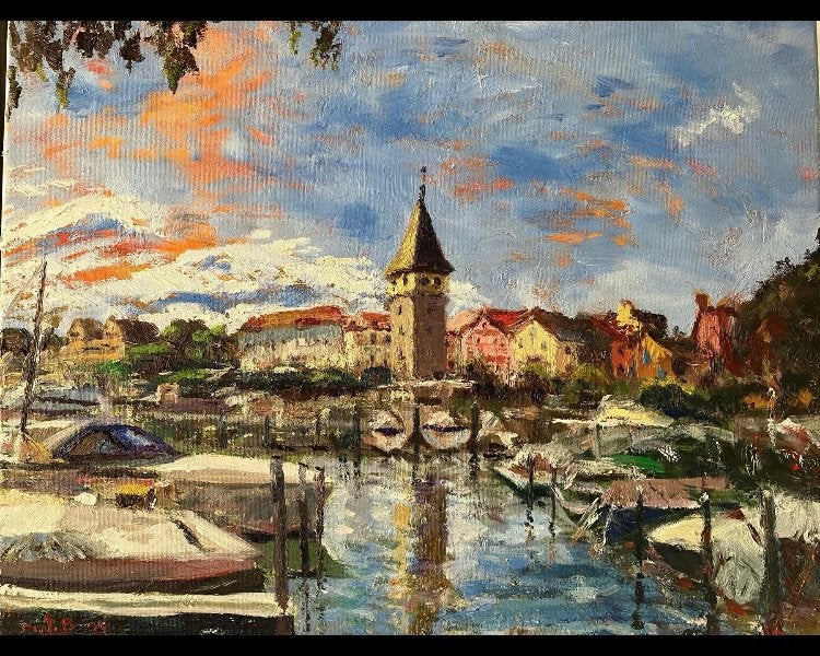 Lindau, Mangelturm, 40x50 cm, Ophalen