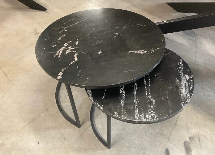 PARTIJ bijzettafels  DIVERSE 10 stuks nieuw in verpakking, Ophalen, Minder dan 45 cm, Minder dan 55 cm, Nieuw