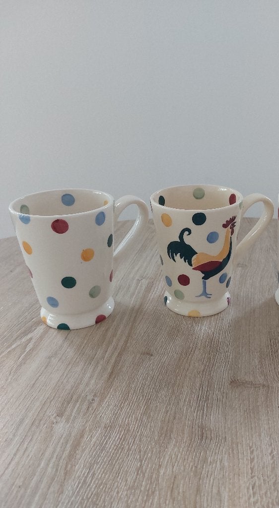 Emma Bridgewater cocoa mug polka dot, Huis en Inrichting, Ophalen of Verzenden, Zo goed als nieuw, Emma Bridgewater, Overige stijlen