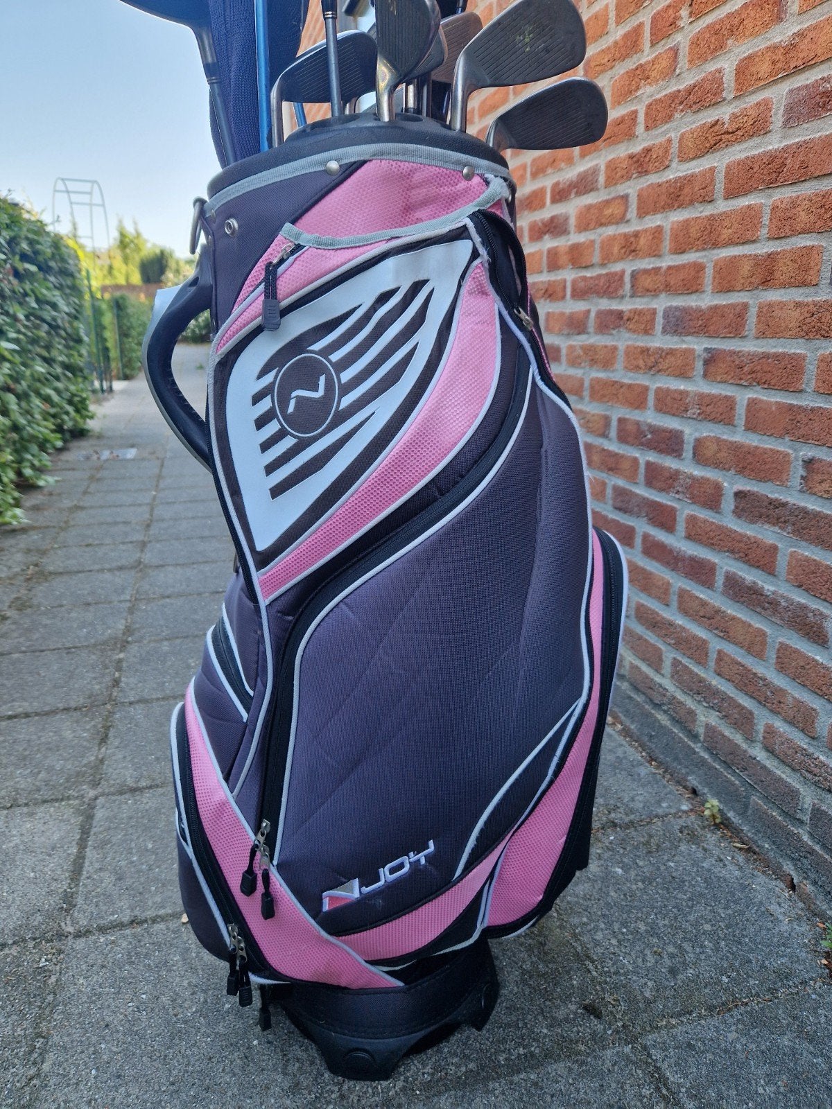 Golftas groot met gratis golfclubs, Ophalen, Gebruikt, Tas, Overige merken