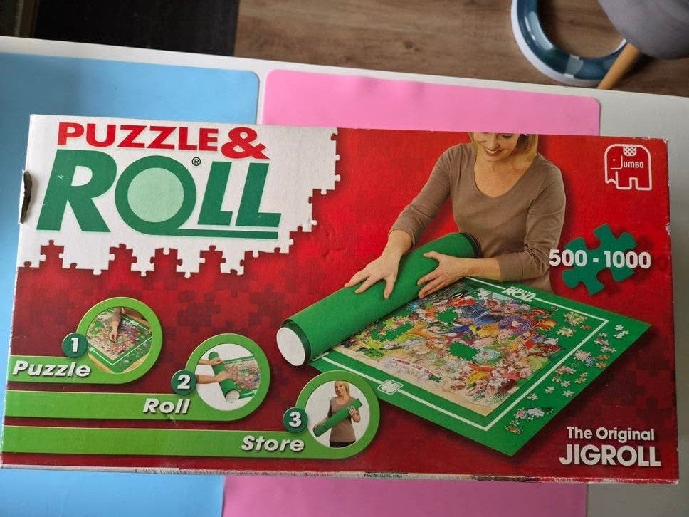 Jumbo Puzzle & Roll mat voor puzzels 500-1000 stukjes, Ophalen of Verzenden, Zo goed als nieuw, Overige typen