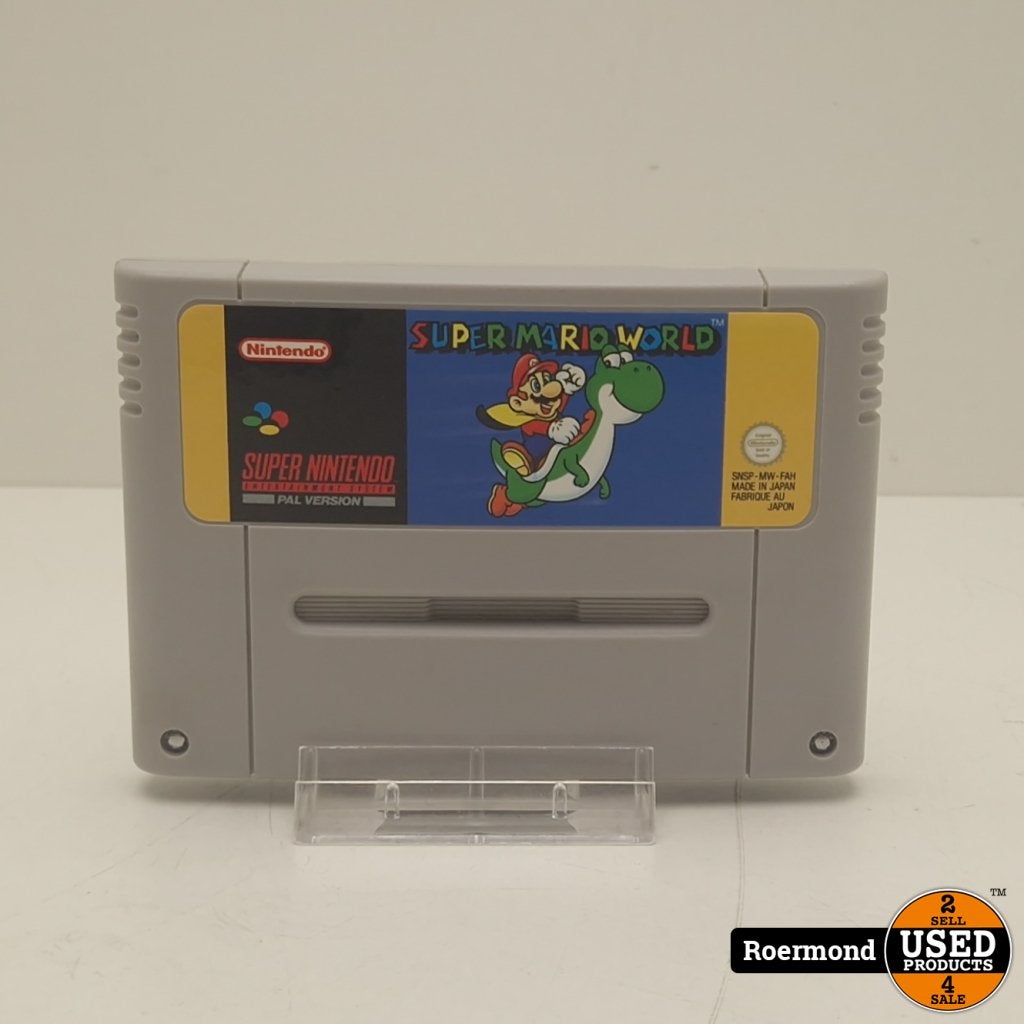 SNES Super Mario World met boekjes zonder doos, Nintendo, Gebruikt, Support@nintendo.com, 11-1 Hokotate-cho, Kamitoba, Minami-ku
Kyoto 601-8501
Japan