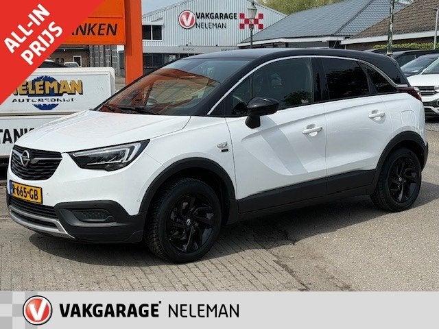 Opel Crossland X 1.2 Turbo 130pk S&S Innovation RIJKLAARPIJS, Gebruikt, 1199 cc, Wit, Bedrijf
