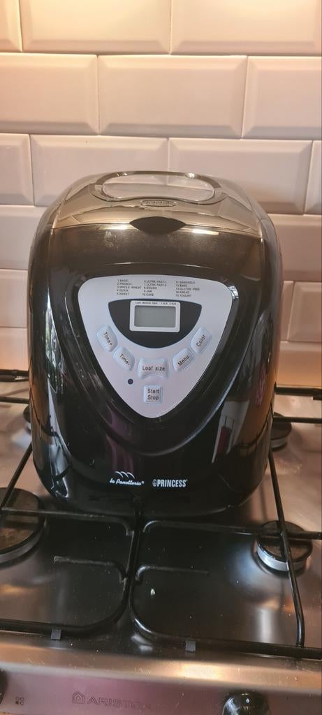 Broodbakmachine Princess - Zo goed als nieuw, Witgoed en Apparatuur, Broodbakmachines, Met timer, Kijkvenster, 800 tot 1200 gram deeg