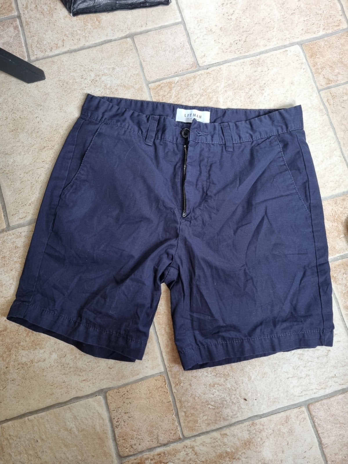 Nieuwe blauwe heren korte broek maat 38 LFTMAN, Maat 38/40 (M), Kort, Blauw, Nieuw