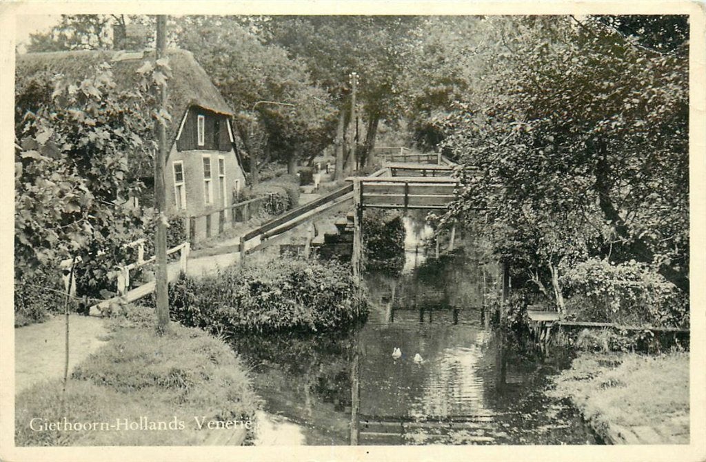 701-207-035 Giethoorn, Verzenden, Voor 1920, Overijssel