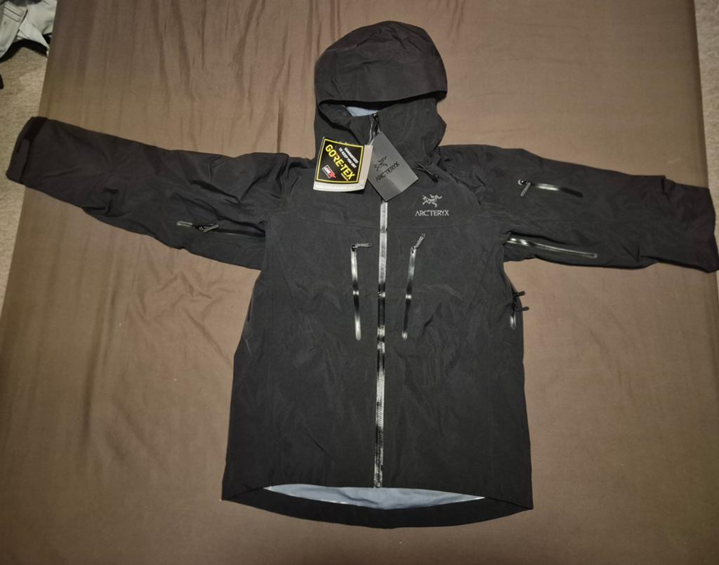 Arcteryx Alpha SV jas maat L ,zwart, windproof en waterproof, Verzenden, Arcteryx, Maat 42/44 (L), Nieuw