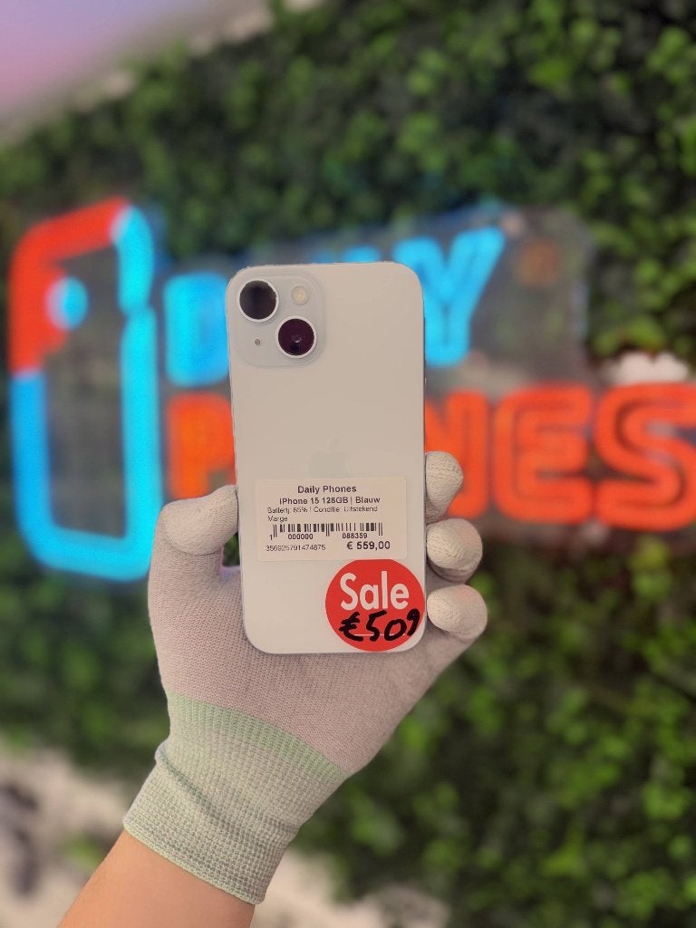Zo goed als nieuw Apple iPhone 15 128GB, Ophalen of Verzenden, Zo goed als nieuw