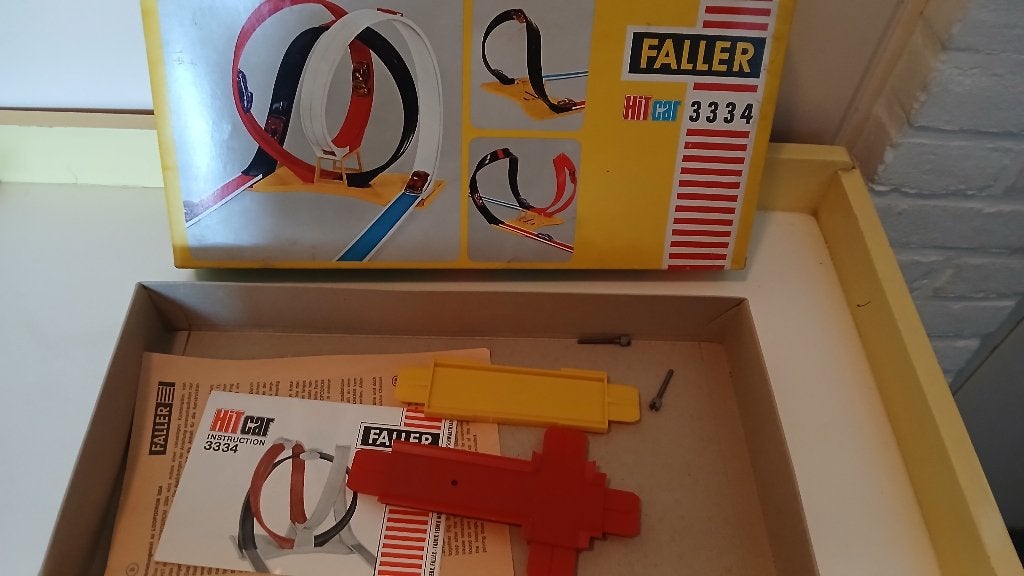Faller Hit Car 3334 Racebaan met Looping, Overige merken, Ophalen of Verzenden, Overige aandrijving, Met looping