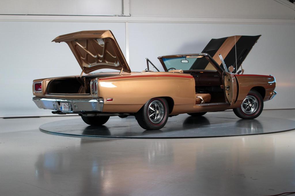 1969 Plymouth Road Runner|4-Speed|Matching #s|Build Sheet, Achterwielaandrijving, 334 pk, Leder, Handgeschakeld