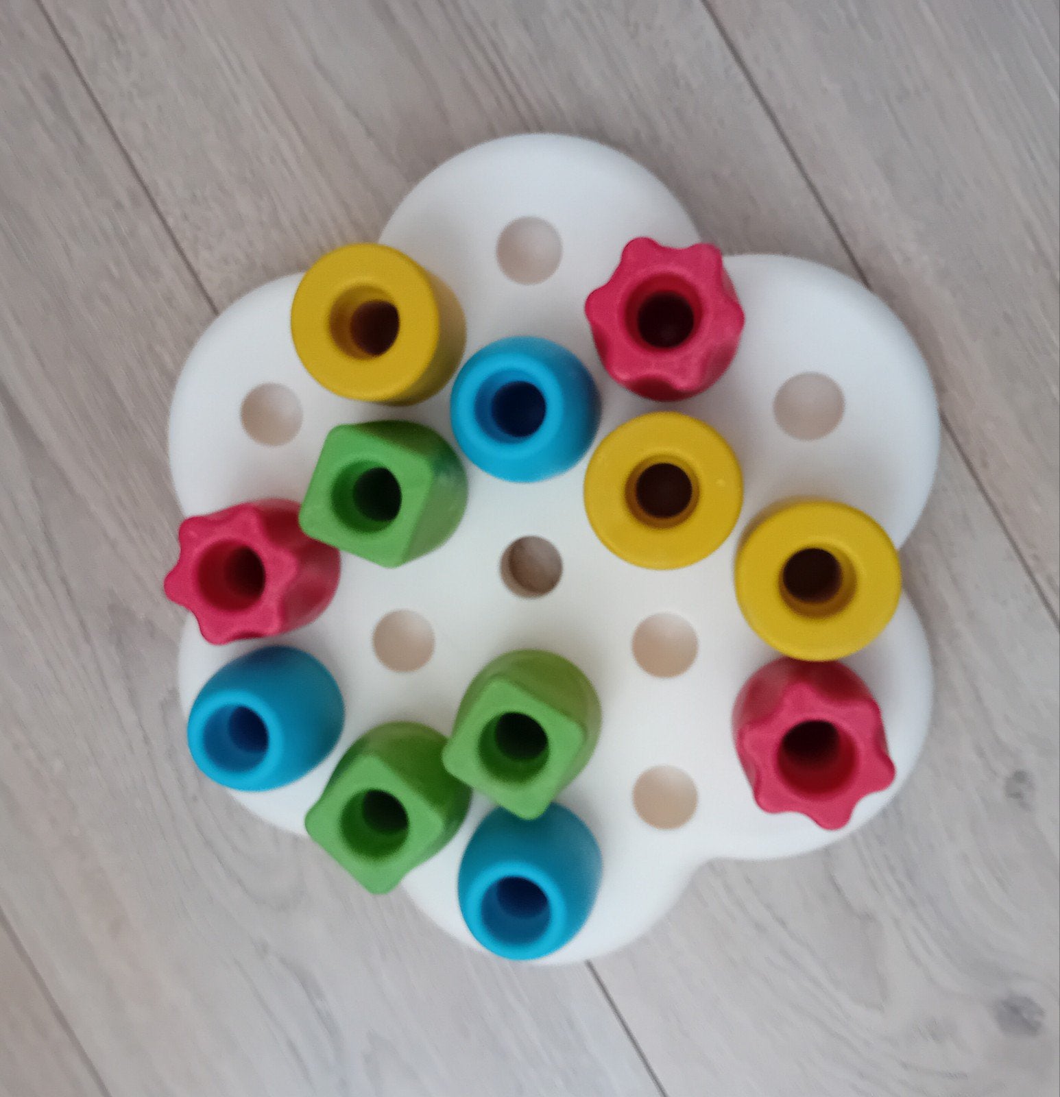 Kunstof stapel/ puzzel blokken, Ophalen, Zo goed als nieuw, Overige typen