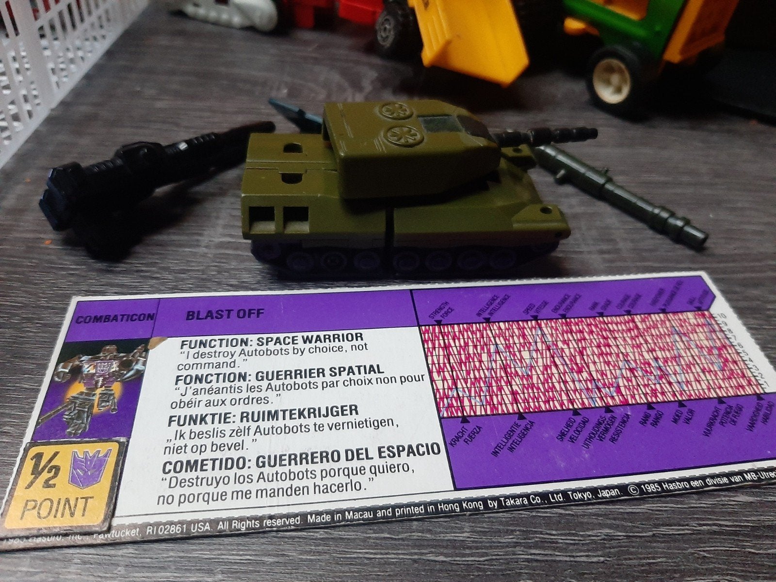 Transformers G1 Brawl Combaticon Tank Hasbro/Takara, Verzamelen, Ophalen of Verzenden, Gebruikt