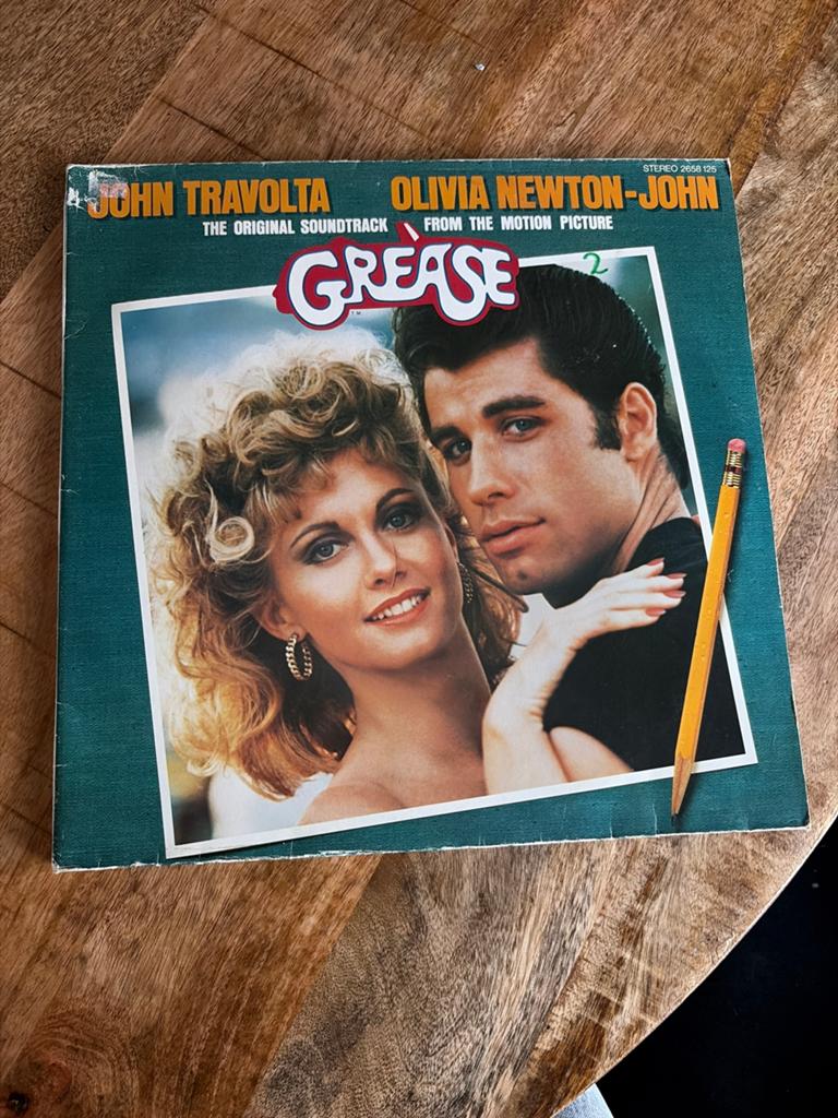 Grease LP Soundtrack - John Travolta & Olivia Newton-John, Ophalen of Verzenden, 1970 - 1979, Gebruikt, 12 inch