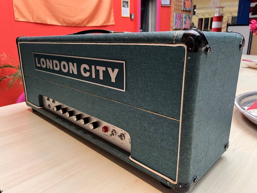 london city DEA 100 MK IV 100 watt buizentop, Muziek en Instrumenten, Ophalen, Gebruikt, Gitaar, 100 watt of meer