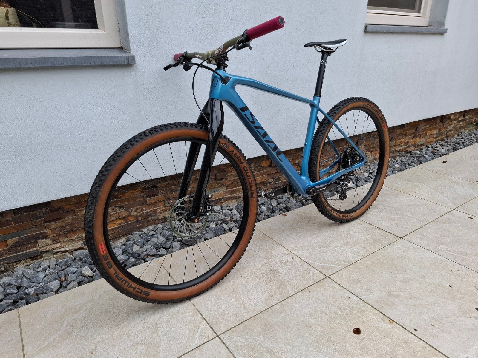 ISAAC BARYON MTB 29" maat L Carbon vaste voorvork boost, Gebruikt, 10 tot 15 versnellingen, Overige maten, Schijfrem