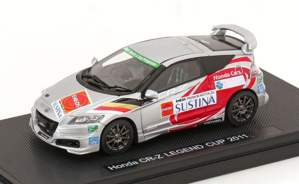 Honda CR-Z Legend Cup 2011 Zilver Ebbro 1:43, Ophalen of Verzenden, Nieuw, Auto, Overige merken