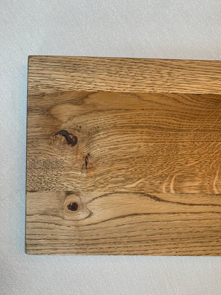 2 eikenhoutenplank geolied in kleur walnoot, Huis en Inrichting, Woonaccessoires | Wandplanken en Boekenplanken, Ophalen, Nieuw