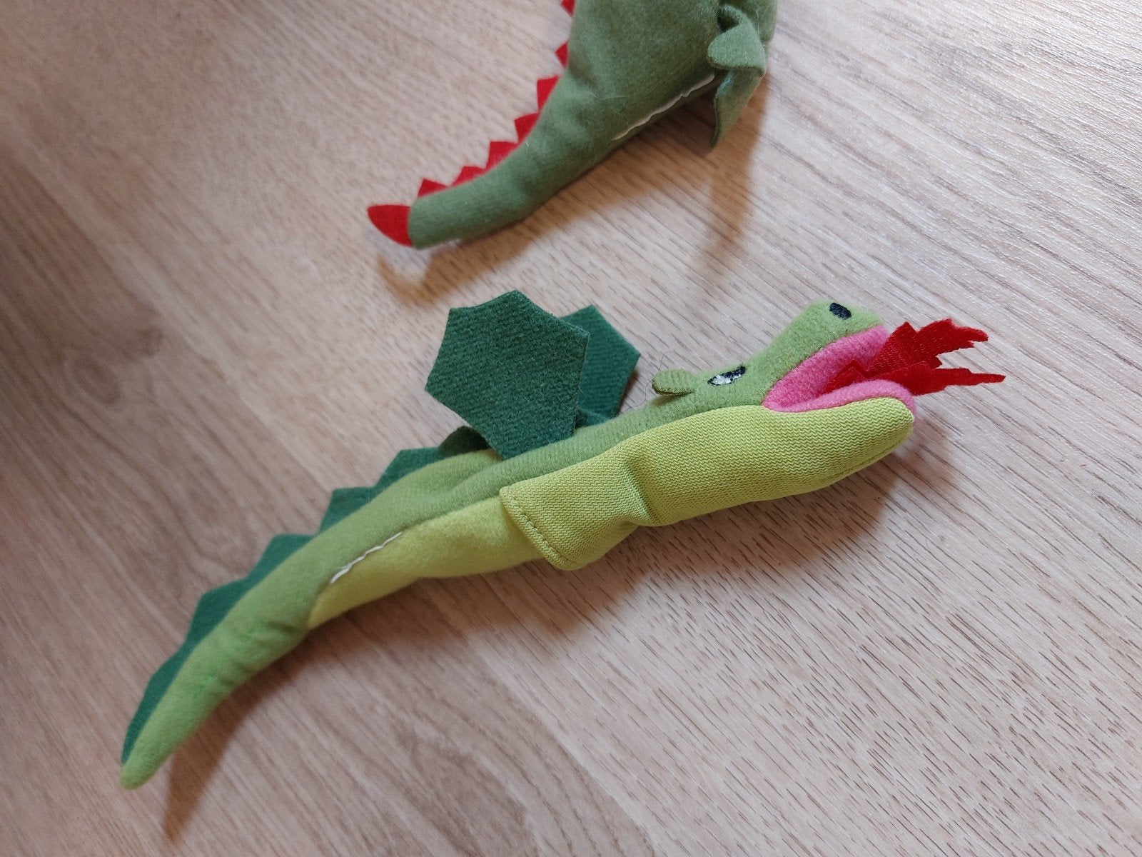 IKEA 2x draak vingerpop, Ophalen of Verzenden