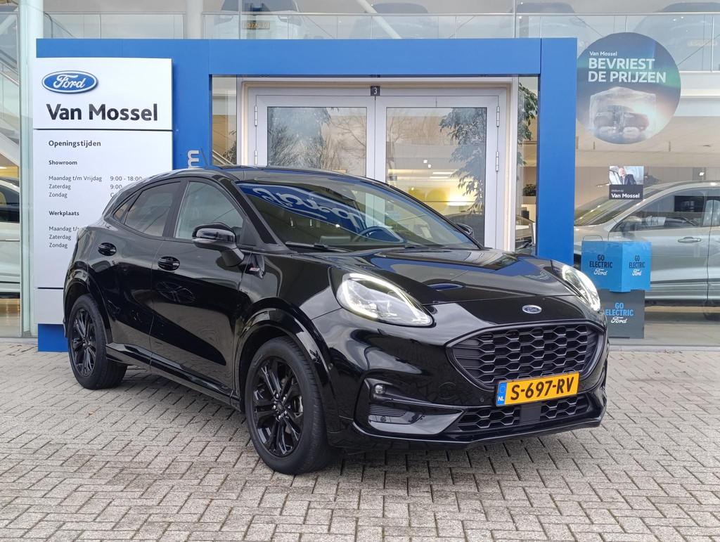 Ford Puma 1.0 EcoBoost Hybrid ST-Line | Navigatie | Stoel/st, Auto's, Ford, Euro 6, Zwart, Origineel Nederlands, Bedrijf